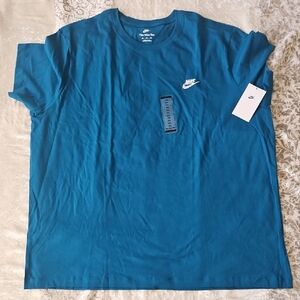 Nike 3XL Men's Teal Short Sleeve Shirt